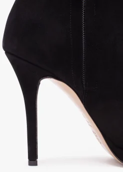 Hot DANIEL Abigail Black Suede Platform Ankle Boots