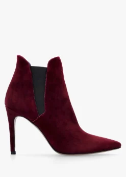 Online DANIEL Adril Burgundy Suede Ankle Boots