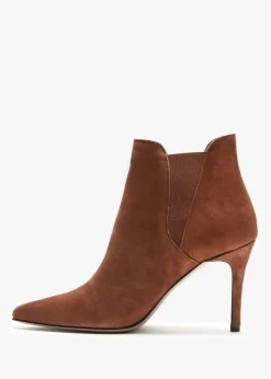 Fashion DANIEL Adril Tan Suede Ankle Boots