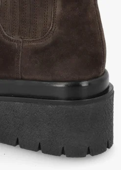 Hot ALPE Alpie Brown Suede Crepe Sole Chelsea Boots