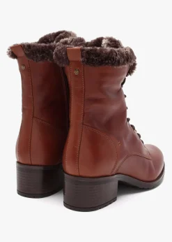 Best MODA IN PELLE Alpinne Tan Leather Tall Ankle Boots