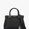 New GUESS Anadela Large Black Satchel Bag