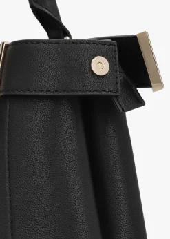 New GUESS Anadela Large Black Satchel Bag