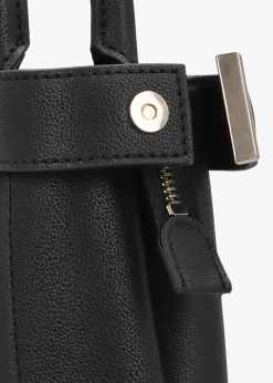 Sale GUESS Anadela Mini Black Satchel Bag