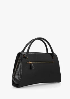 New GUESS Annita Black Girlfriend Satchel Bag