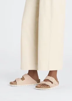 Outlet BIRKENSTOCK Arizona Birko-Flor New Beige Two Bar Mules