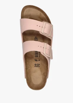Outlet BIRKENSTOCK Arizona Birko-Flor New Beige Two Bar Mules
