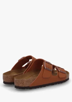 Best BIRKENSTOCK Arizona Birko-Flor Soft Footbed Ginger Brown Two Bar Mules