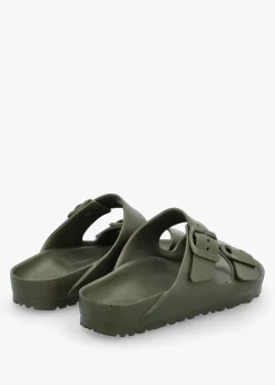 Hot BIRKENSTOCK Arizona EVA Khaki Two Bar Mules