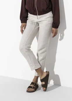 Fashion BIRKENSTOCK Arizona Mocca Suede Two Bar Mules