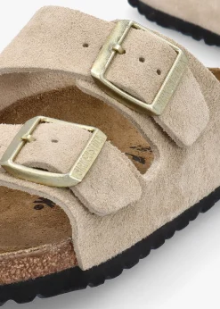 Outlet BIRKENSTOCK Arizona Sandcastle Suede Two Bar Mules