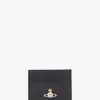 New VIVIENNE WESTWOOD Black Flat Card Case
