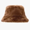 Discount OAKWOOD Bobland Tan Faux Fur Bucket Hat