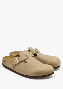 Fashion BIRKENSTOCK Boston Tabacco Brown Natural Oiled Leather Clogs