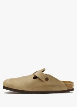 Fashion BIRKENSTOCK Boston Tabacco Brown Natural Oiled Leather Clogs