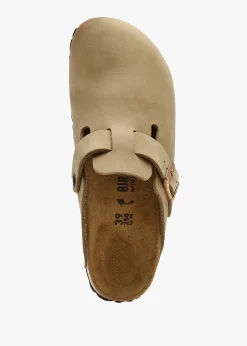 Fashion BIRKENSTOCK Boston Tabacco Brown Natural Oiled Leather Clogs