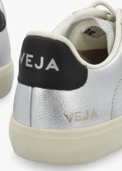 Online VEJA Campo Leather Silver Black Trainers