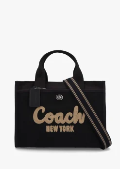 Hot COACH Cargo Black Canvas Tote Bag