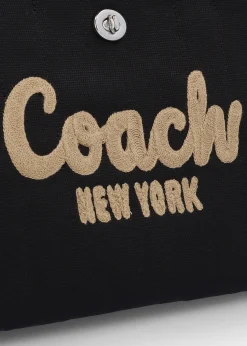 Hot COACH Cargo Black Canvas Tote Bag