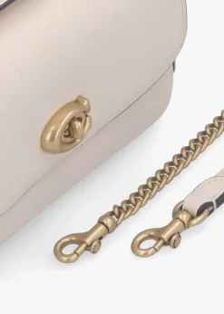 Best COACH Cassie 17 Chalk Leather Cross-Body Bag