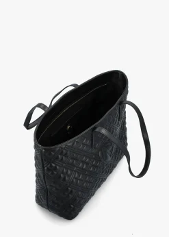 Sale LOVE MOSCHINO Diamond Quilt Black Tote Bag