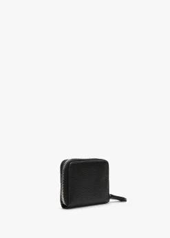 Clearance VALENTINO BAGS Divina Black Pebbled Coin Purse