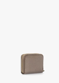 Discount VALENTINO BAGS Divina Taupe Pebbled Coin Purse