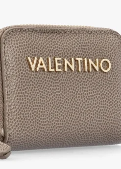 Discount VALENTINO BAGS Divina Taupe Pebbled Coin Purse