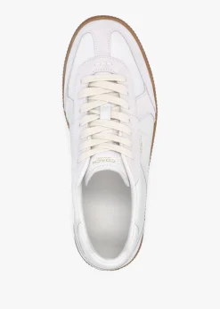 Sale COACH Ellis Optic White Leather & Suede Trainers