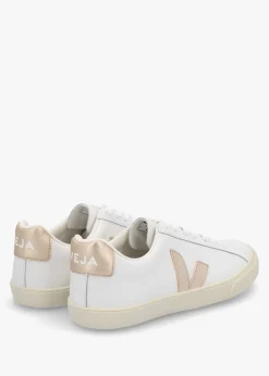 Hot VEJA Esplar Logo Leather Extra White Platine Trainers