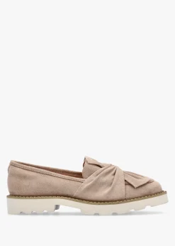 Hot MODA IN PELLE Eves Beige Textile Loafers
