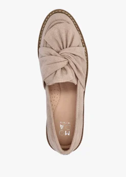 Hot MODA IN PELLE Eves Beige Textile Loafers