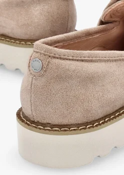 Hot MODA IN PELLE Eves Beige Textile Loafers