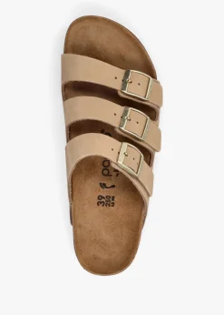 Discount PAPILLIO Florida III Pap Flex Platform Sandcastle Nubuck Leather Mules