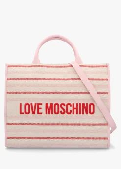 Best LOVE MOSCHINO Flower Cipria Tote Bag