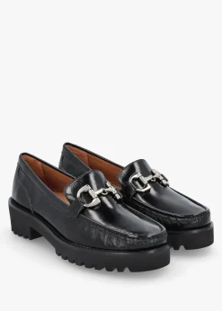 Best DANIEL Garrera Black Patent Leather Chunky Loafers