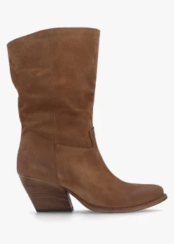Discount DANIEL Genesis Tan Leather Western Calf Boots