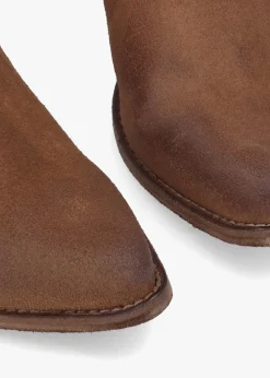 Discount DANIEL Genesis Tan Leather Western Calf Boots