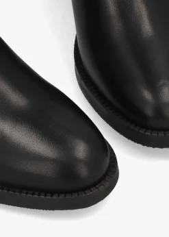 Best DANIEL Giselle Black Leather Over The Knee Boots