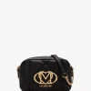 Outlet LOVE MOSCHINO Heart Logo Quilted Nero Cross-Body Bag