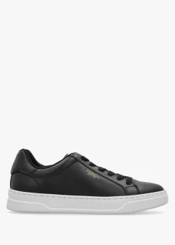 Sale COACH High Line Black Optic White Leather Trainers