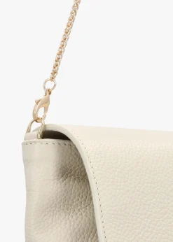 Clearance DANIEL Inclutch Cream Tumbled Leather Envelope Clutch