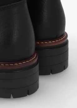 Best BARBOUR Ingrid Black Leather Knee High Boots