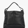 Outlet DANIEL Inhobo Black Leather Slouchy Hobo Bag