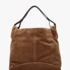Fashion DANIEL Inhobo Brown Suede Slouchy Hobo Bag
