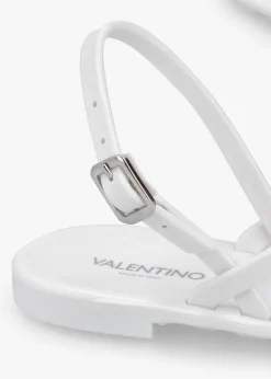 Online VALENTINO BAGS Jally White Toe Post Logo Sandals
