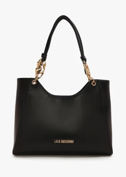 Outlet LOVE MOSCHINO Jewel Nero Tote Bag