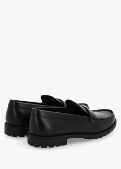 Online COACH Jocelyn Black Leather Loafers