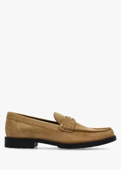 Hot COACH Jocelyn Lion Suede Loafers