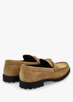 Hot COACH Jocelyn Lion Suede Loafers